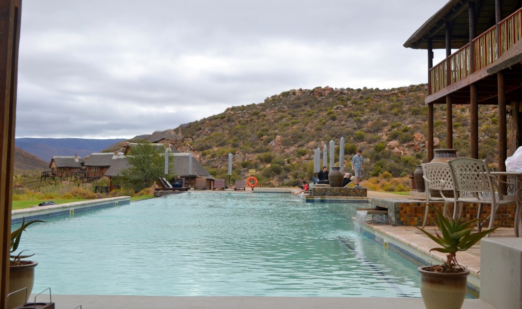 Salt water pool at The Aguila Game Reserve