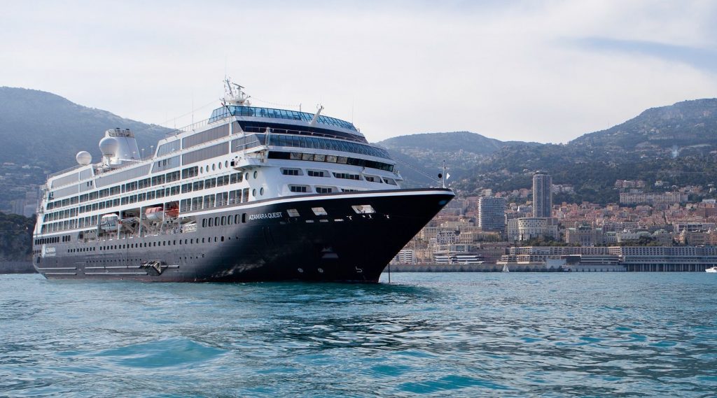 Azamara Quest tendered by Monte Carlo harbor Photo credit by Azamara Cruises