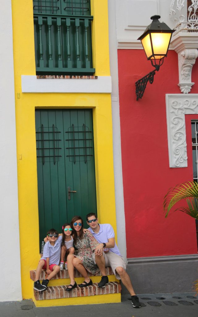 Colorful houses around San Juan